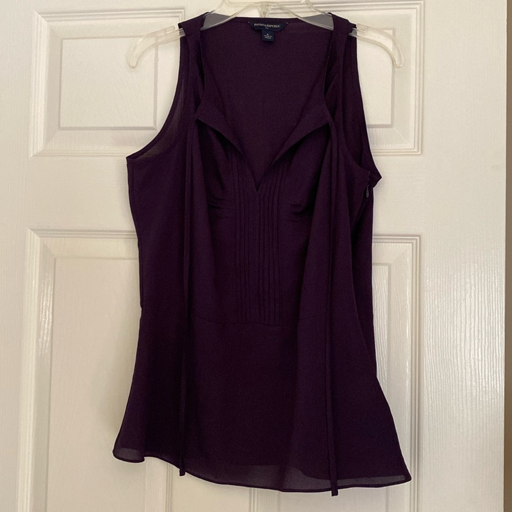 Women’s Sheer Sleeveless Blouse Size 0